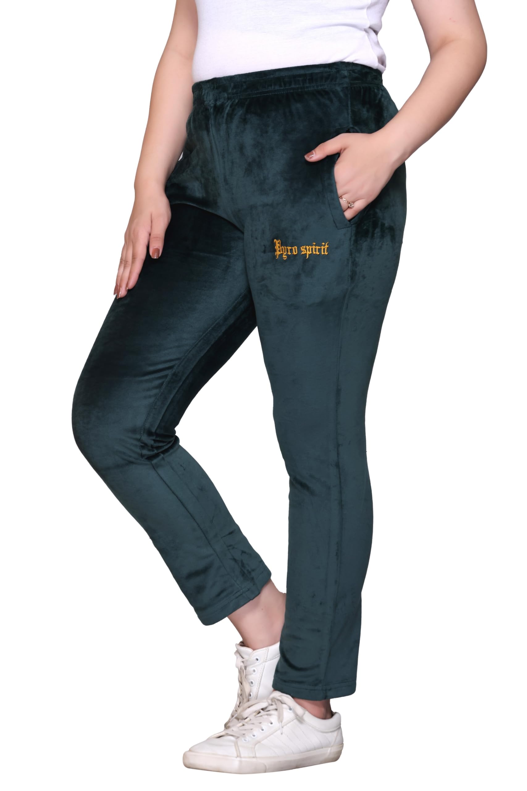 Trendy Solid Women Trackpant | Women Regular Fit Heavy Weight Winter Track Pants | Solid Yoga Pants | Activewear | Gymwear | Sportswear | Active Bottomwear-image-47