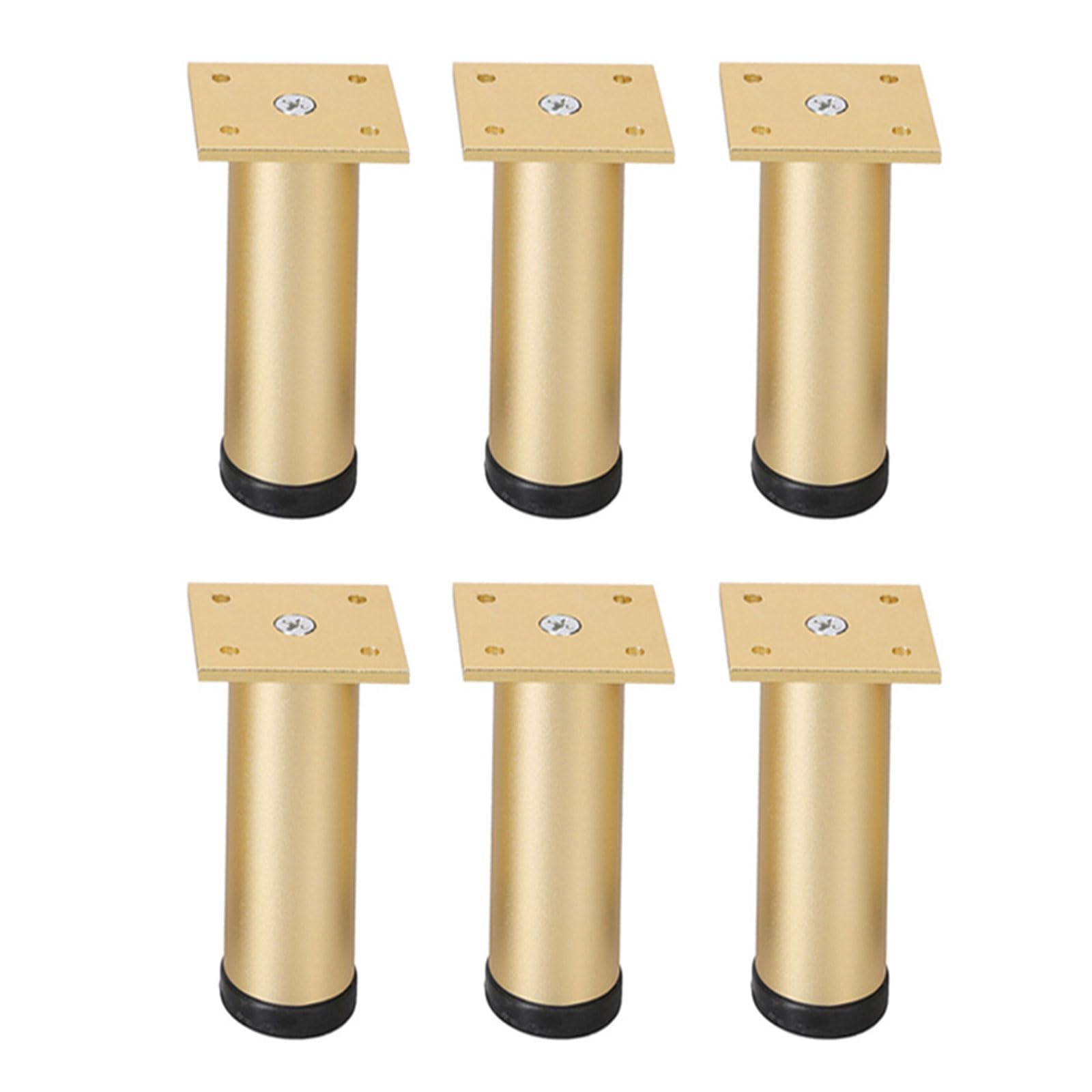 6lots Heavy Type Adjustable Bed Legs Modern Styles Bed Leg Elevator with Antislip Base Furnitures Feet for Stable Height Aluminum Legs