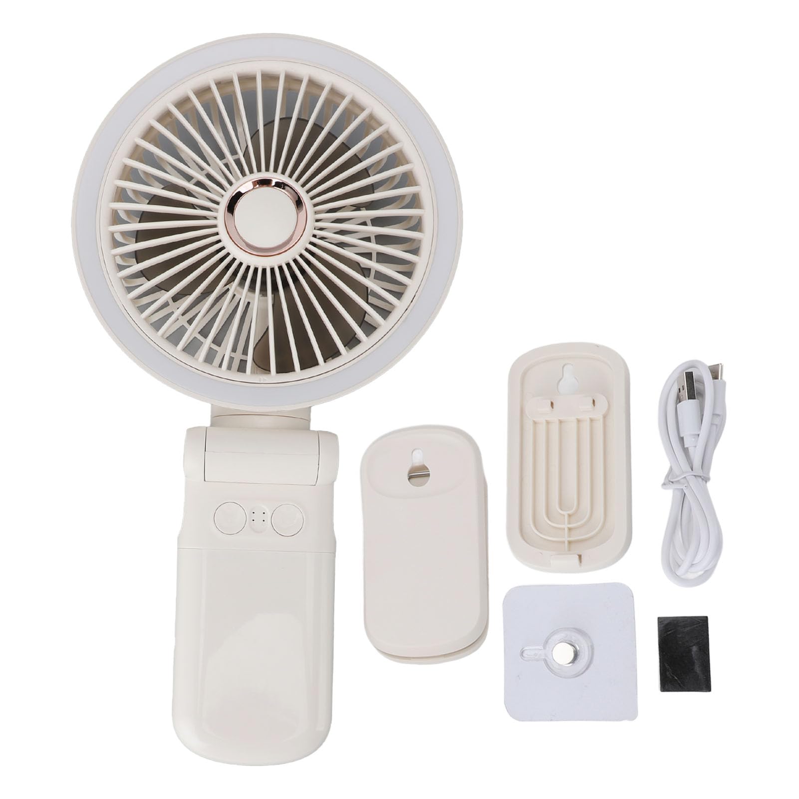 Ventilateur de bureau USB chargeant la batterie externe pliable rotative 36