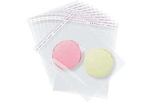 Morepack Self Sealing Cellophane Bags, 3x5 Inches Clear Resealable Cellophane Candy Bags