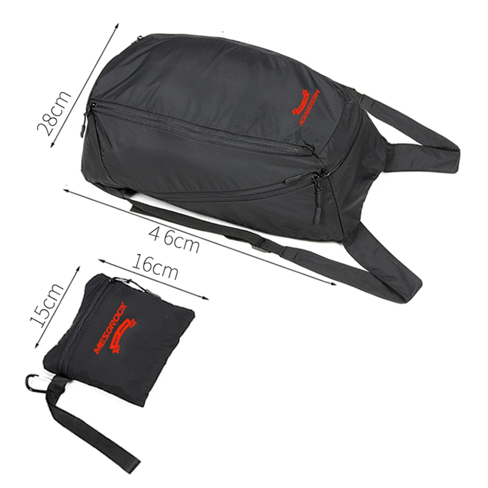 2 Piezas Mochila para Motocicleta Bolsa de Casco Impermeable Red de Transporte Bolsa de Almacenamiento de Portátil Diseño Ligero Adecuada para