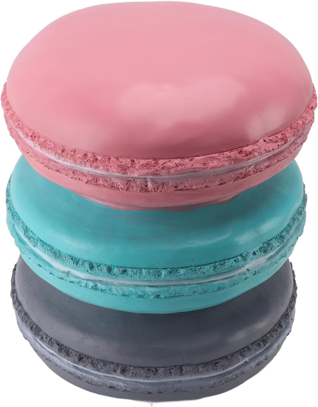 Cute Shoe Stool, Cute Shoe Changing Stool, Funny Food for Kids, Footstool for Living Room, Bedroom, Macaron Cookies Shape