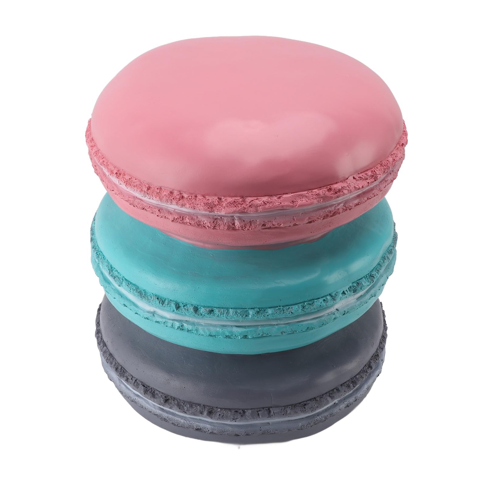 Cute Shoe Stool, Cute Shoe Changing Stool, Funny Food for Kids, Footstool for Living Room, Bedroom, Macaron Cookies Shape