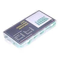 Vista 4 de 270 piezas de juntas tóricas de compresor, 18 tamaños, kit surtido de aire acondicionado para automóvil, sellos de goma de CA, kit de herramientas