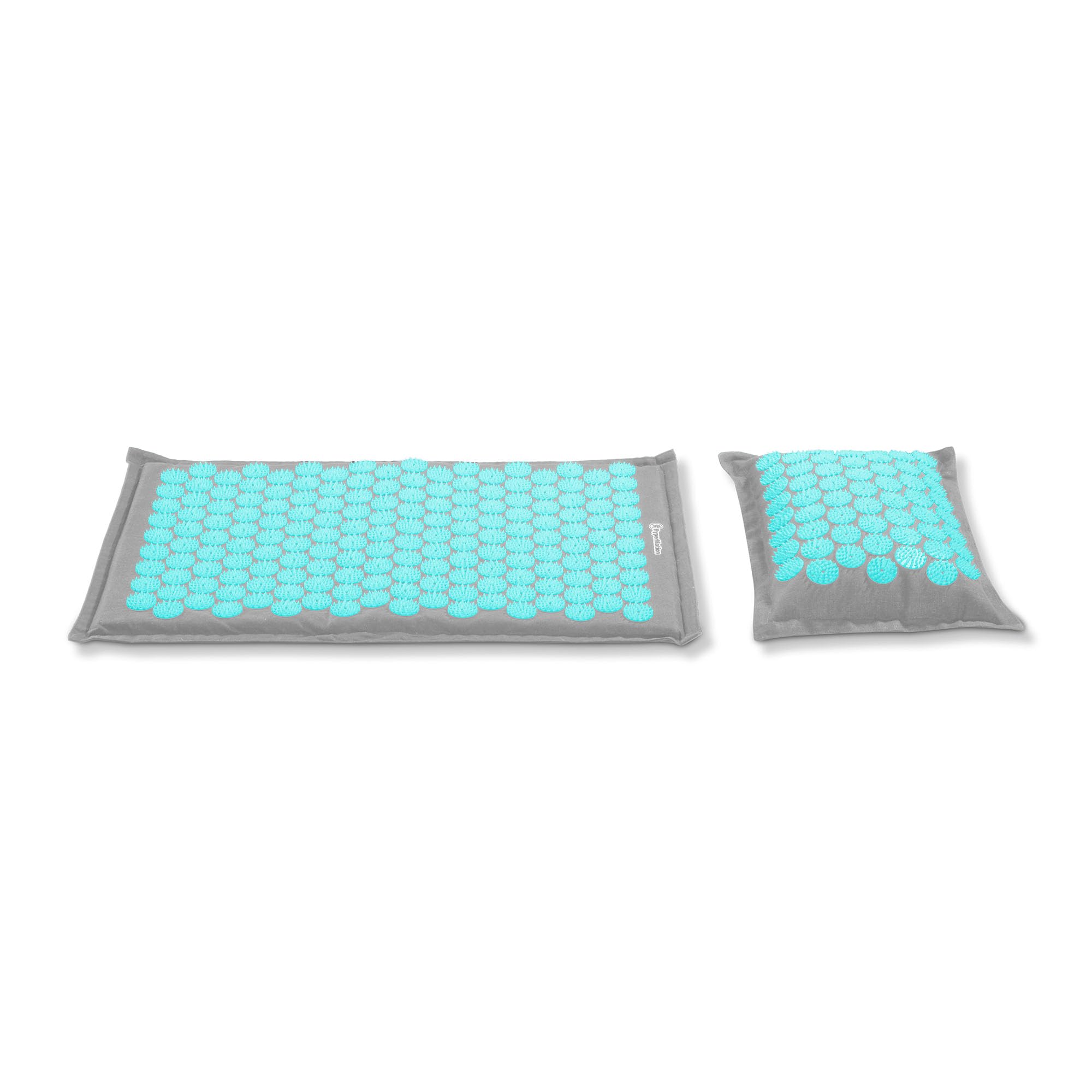 Hypermotion Tapis Agopressione ECO, Tappetino Champ de Fleurs 3-in-1 in Lino, Fibra di Cocco e Grano Saraceno - Allevia Mal di Schiena, Collo e Tensioni Muscolari - 7 182 Punti di Pressione
