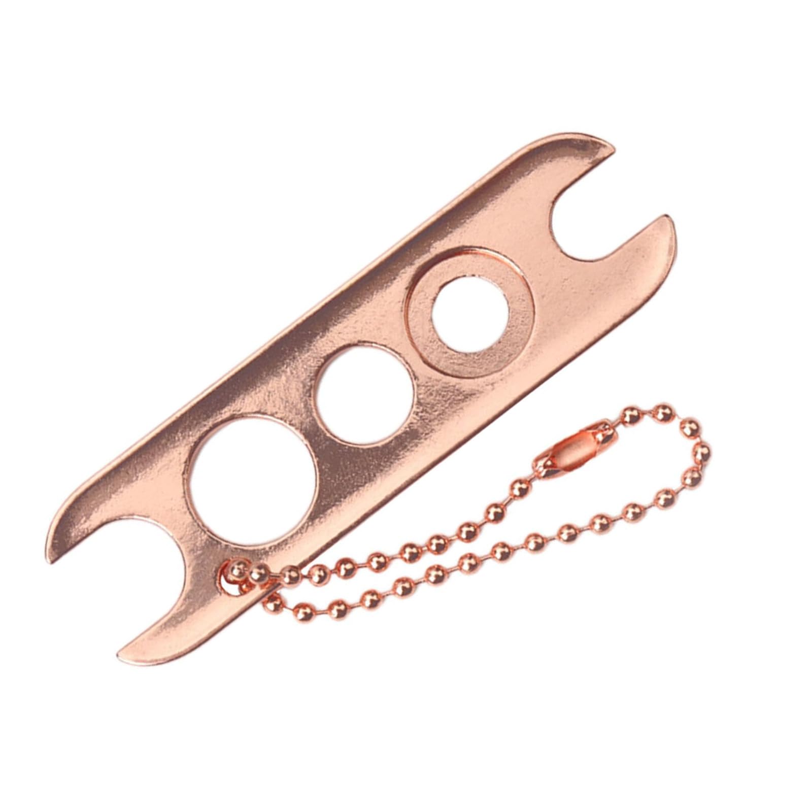 Ljmyy Glues Bottle Opener Metal Can Opener Essential Oil Bottle Opener Roller Bottles Opener with Keychain 7.3cmx2.1cm