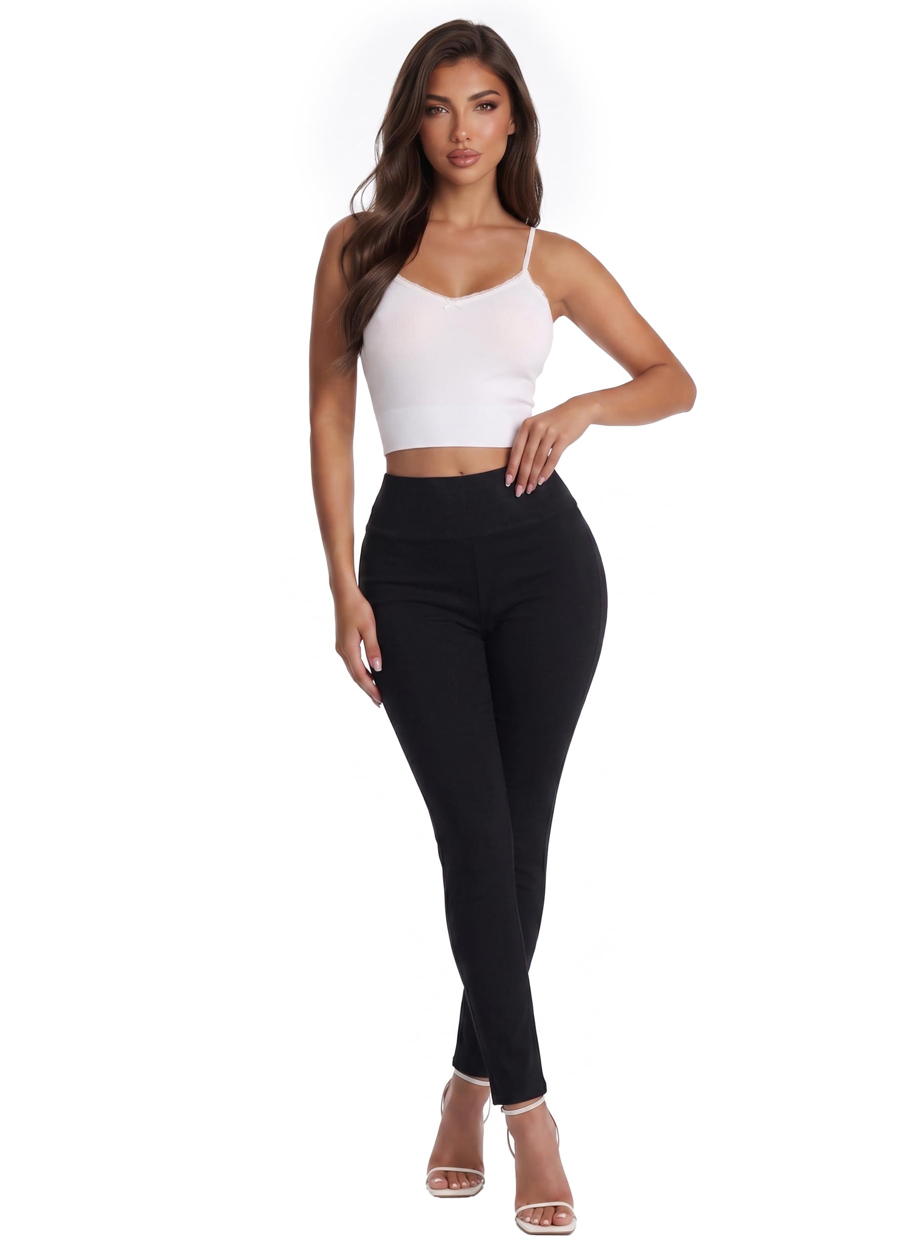 Hybrid &amp; Company Super Comfy Stretch with Full Elastic Waist Pull On Millennium Twill Pant