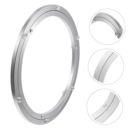 Miniatura 9 de GANAZONO Mesa giratoria Mesa de comedor Accesorios de escritorio Tocadiscos redondos Giratorios Rodamiento giratorio redondo para rotar Estante de