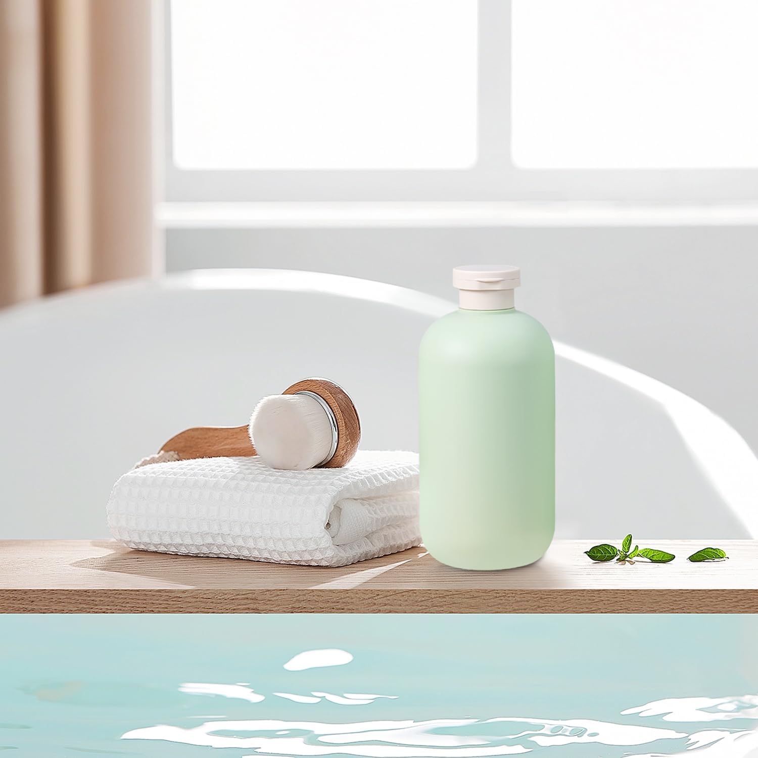 Produktbild von PATIKIL 80ml Abfüllflaschen 38x85mm Klar Reisen Flaschen Set 3in1 Flaschen Handgepäck Sprühflasche Mit Trichter Für Shampoo Waschlotion Cremeseife