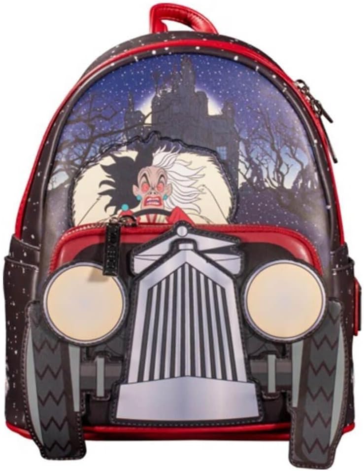 LoungeflyDisney Cruella Car Double Strap Shoulder Bag