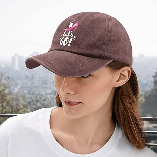 Miniatura 5 de devor Dad Hats Let's go Girls Dad Hat, Graphic Caps for Men
