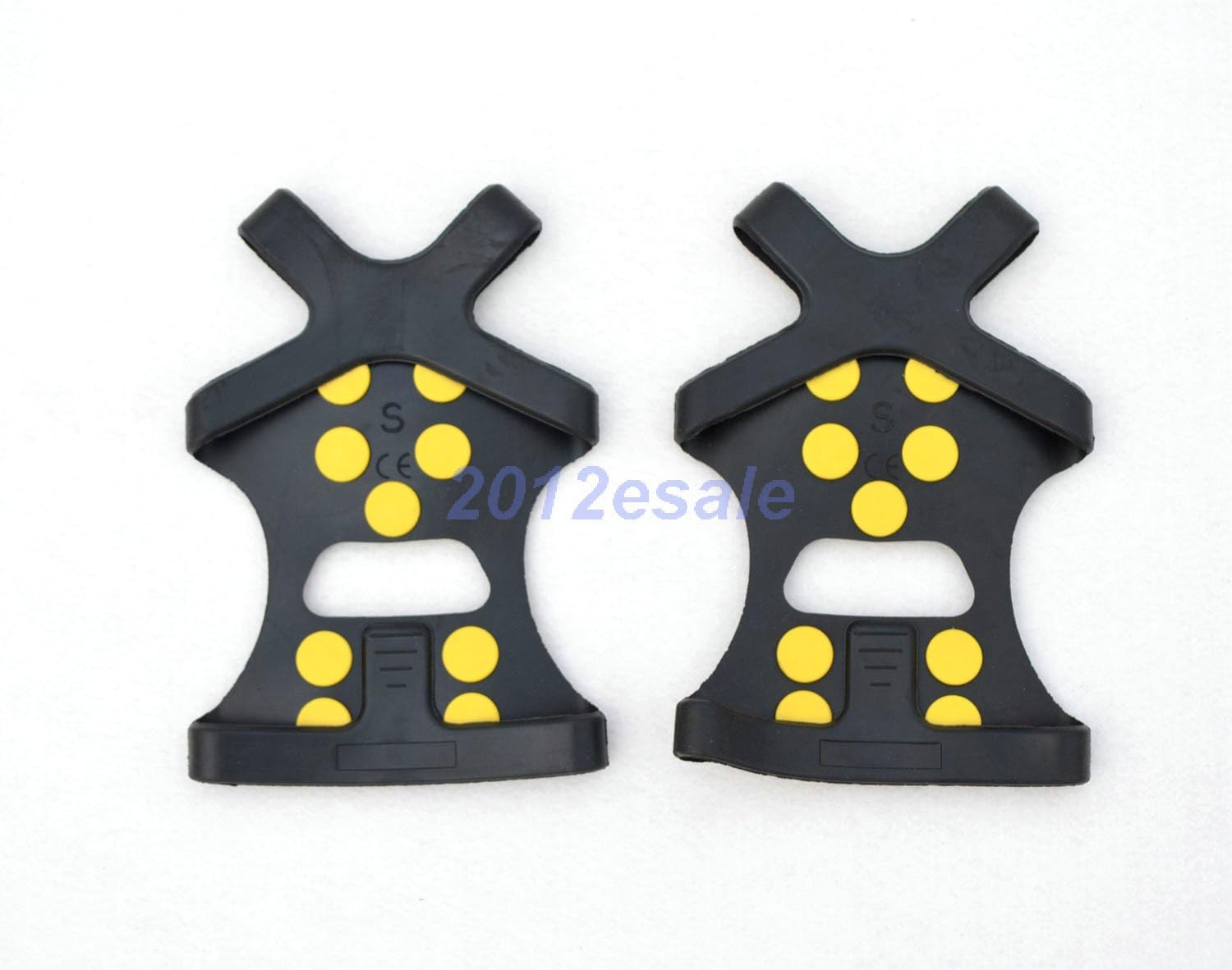 Folox Universal Anti slip Snow and Ice Shoe Grips/Cleats Spikes Studded Grippers (Unisex ,Size: Large)