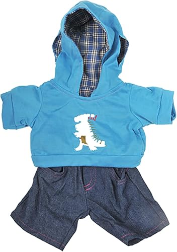 El traje de dinosaurio se adapta a la mayoría de animales de peluche de 8 a 1