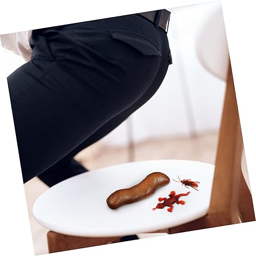 Miniatura 5 de NUOBESTY Juguetes para excrementos, 1 juego de accesorios prácticos, juguetes falsos para perros, accesorios de almacenamiento de excrementos,