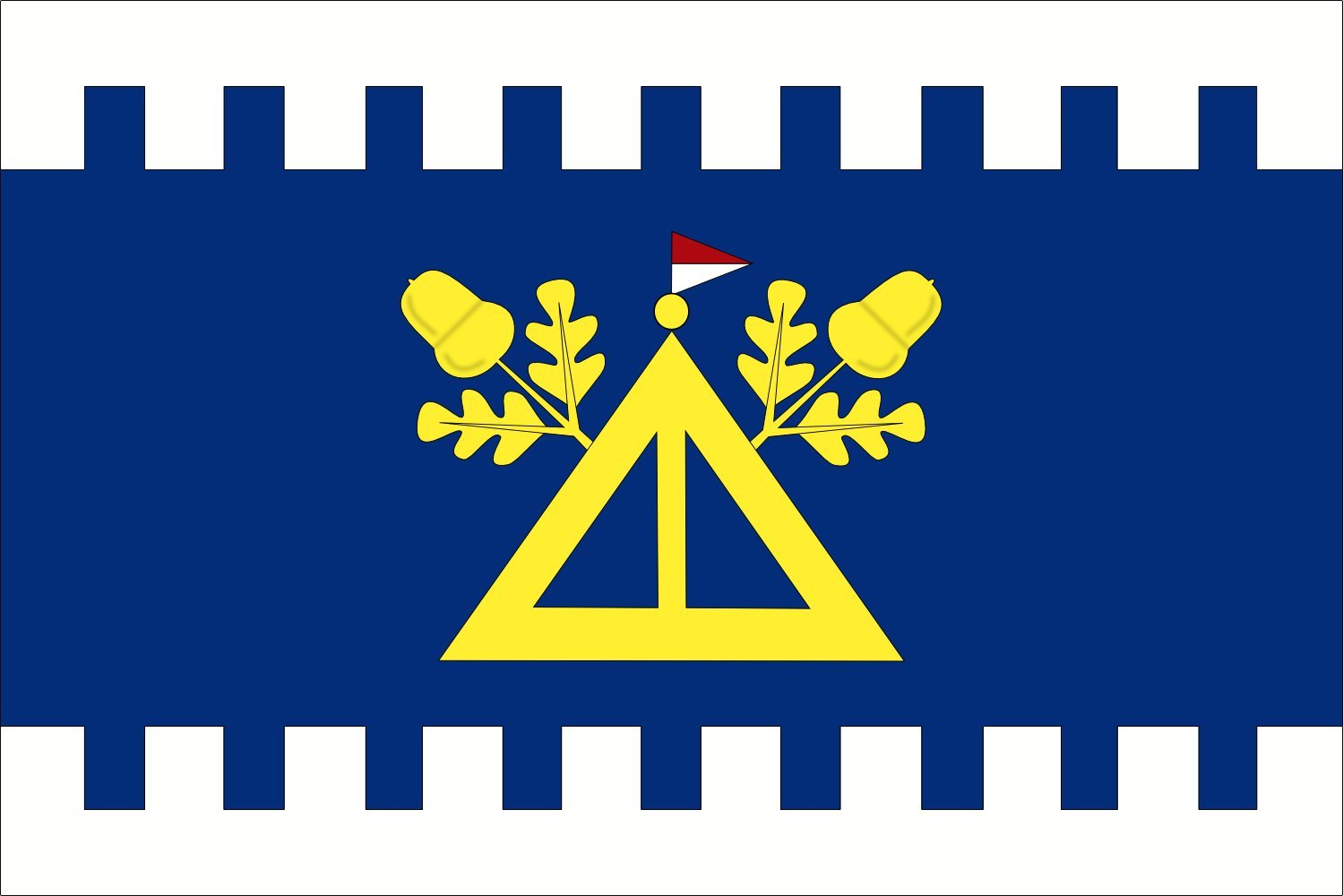 Drapeau Large Šarovy drapeau paysage 1.35m² pour vos événements en plein air