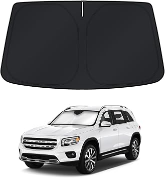 KUST Windshield Sun Shade for Mercedes-Benz GLB 2020-2022 2023 2024 2025 2026 Window Accessories Sunshade Sun Visor Protector Foldable Block UV Rays