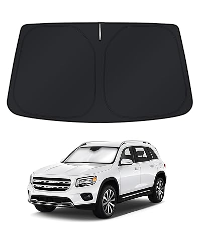KUST Windshield Sun Shade for Mercedes-Benz GLB 2020-2022 2023 2024 2025 2026 Window Accessories Sunshade Sun Visor Protector Foldable Block UV Rays Global Recycled Standard Global Recycled Standard Global Recycled Standard