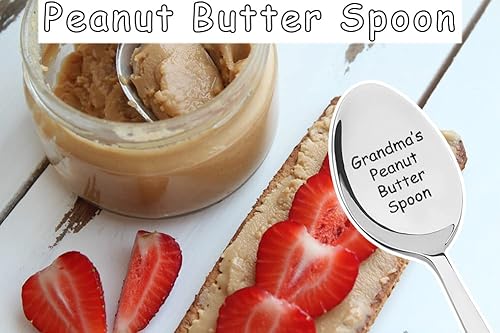 Miniatura 5 de Regalo para la abuela que lo tiene todo, cuchara de mantequilla de maní de la abuela grabada, regalos divertidos para amantes de la mantequilla de