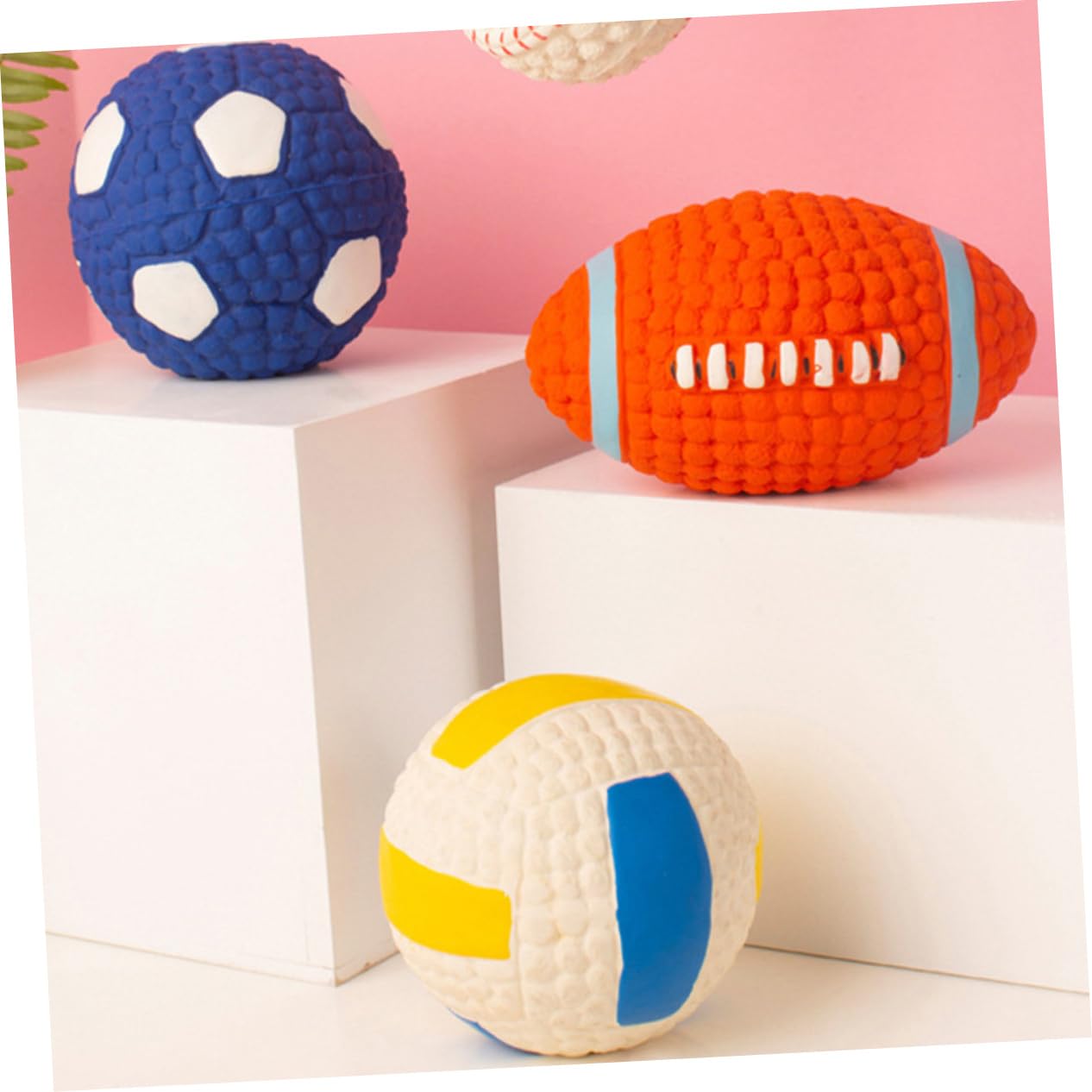 Happyyami 3piezas Juguetes De Molar De Caucho para Resistentes y Divertidos para Entrenamiento y De