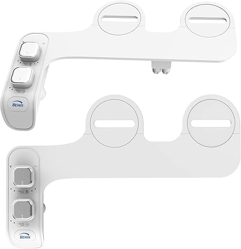 Miniatura 6 de Bemis WS100 000 Wellspring - Accesorio de bidé de resorte, espray de agua dulce, no eléctrico, fácil de instalar, asiento de inodoro blanco, se