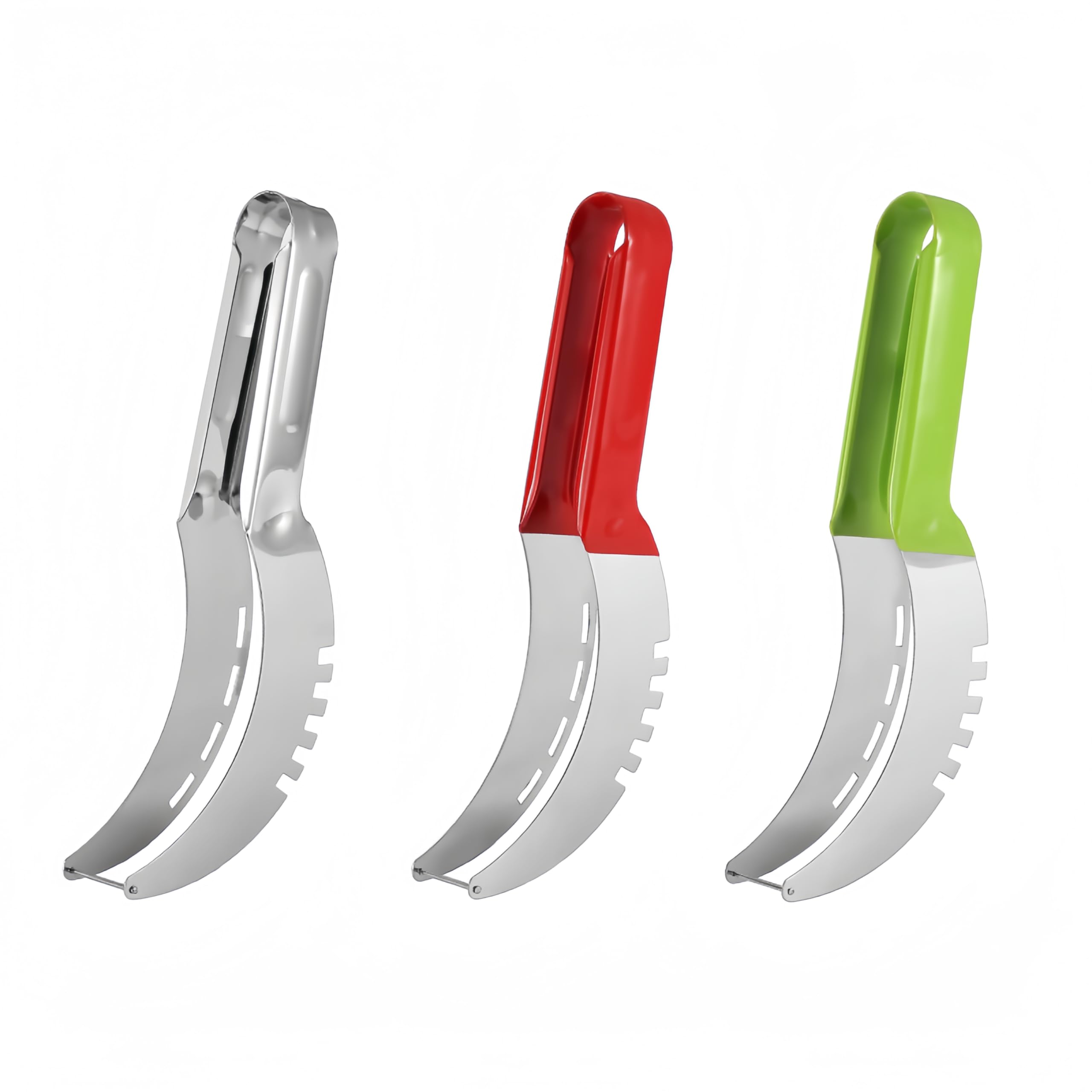 Oclon watermelon cutter, watermelon cutter cutter tool,fruit cutter - Stainless steel fruit cutter - Three packs