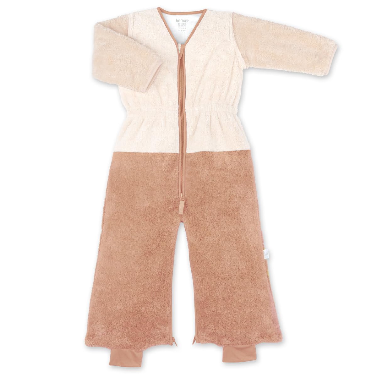 BEMINI Sacco nanna per gambe separabili invernali – TOG 2.5 Softy – Natural tricolor
