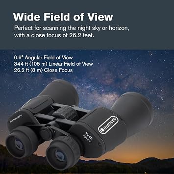 Celestron 71198 7x50 Cometron Binoculars Black