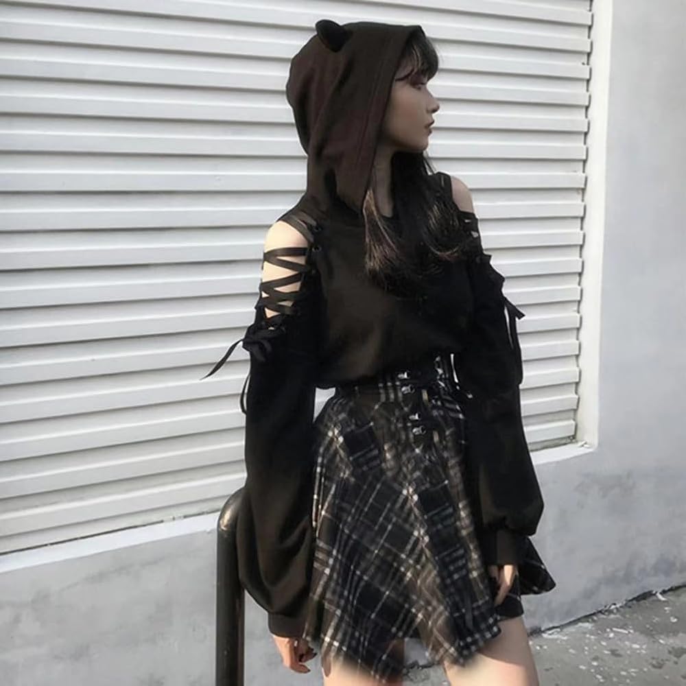 ハングリーアングリー HANGRY&ANGRY 猫耳 パーカー y2k ハングリーアングリー HANGRY&ANGRY 猫耳 パーカー y2k