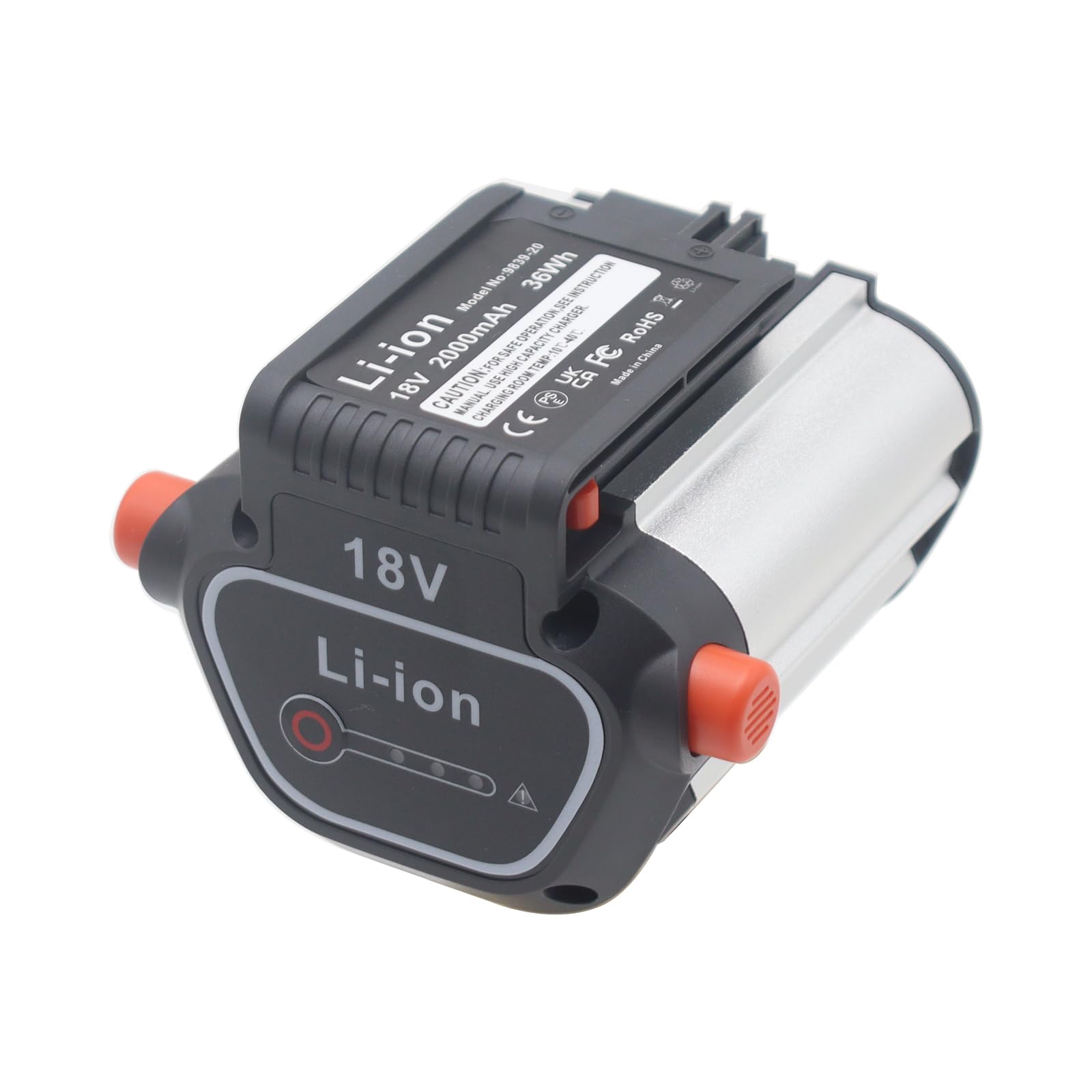 Batterie de rechange 18 V 2,0 Ah pour Gardena BLi-18 9840-20 9839-20, compatible avec les outils Gardena Li-ion System Li-18