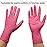 Kids Gloves Disposable, Nitrile Glove for Childen, Latex Free Gloves, Powder Free - for Crafting, Painting, Cleaning- 100 PCS (XS-Rose red)