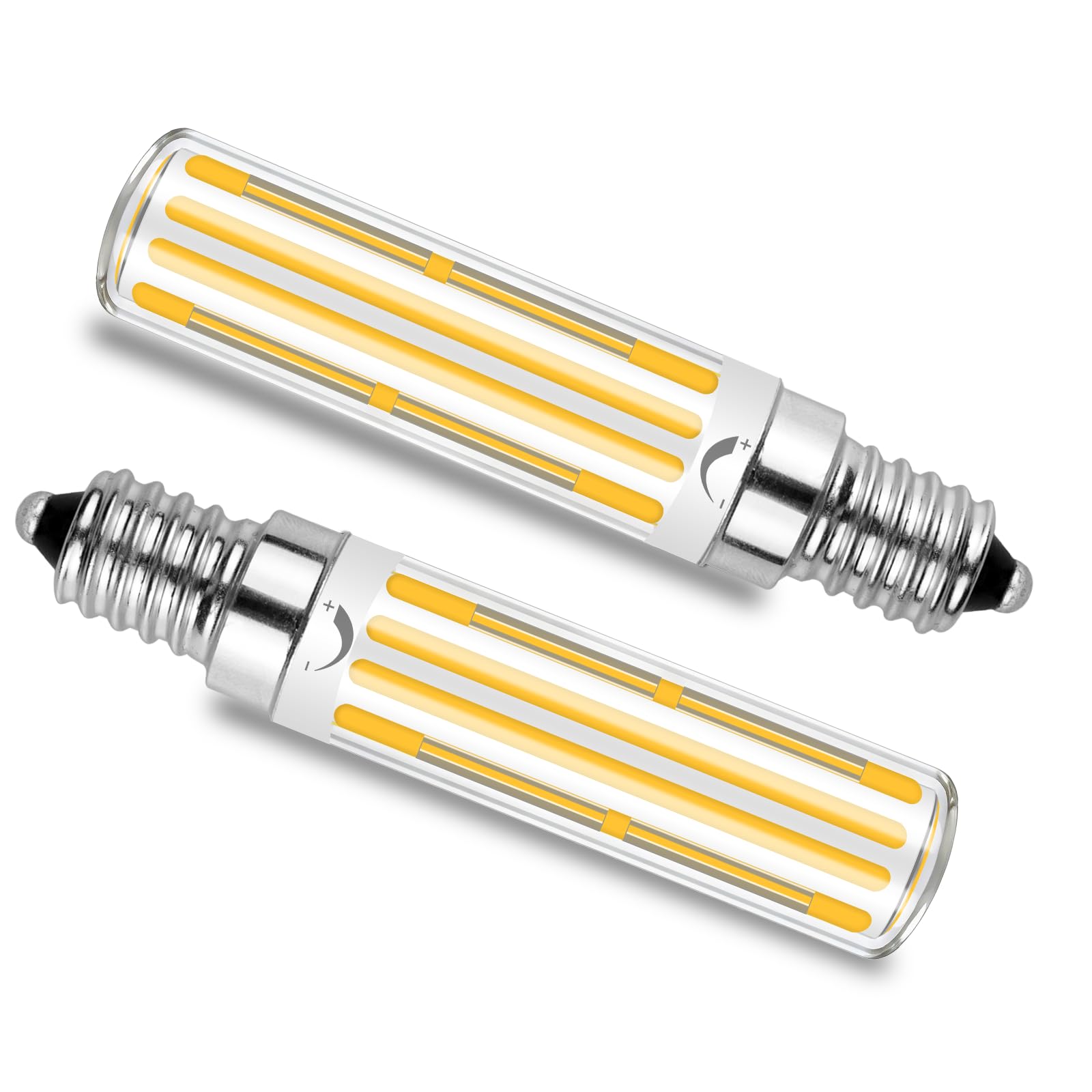 TRIJZHOU E14 LED Corn Light Bulb 10W, Dimmable Warm White 2700K 1000LM, Equivalent 100W Incandescent, E14 Small Edison Screw SES COB Bulbs for Home Lighting, Pack of 2