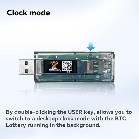 Heltec Nerd Miner USB Bitcoin Crypto Miner Machine Lucky Solo Miner 310KH/s Hash Rate Low Power Ammeter