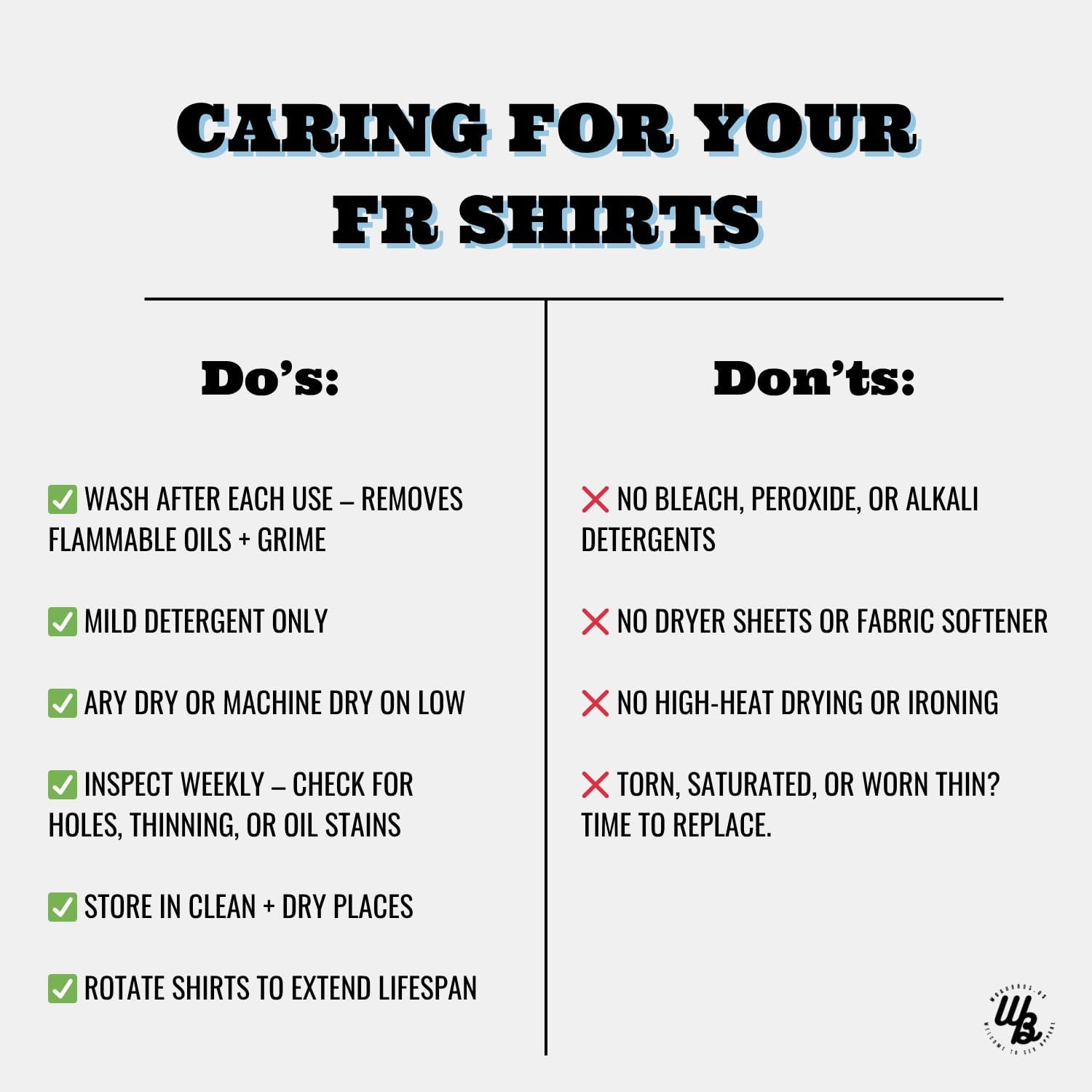 WoahBros FR Shirts for Men, 8oz Midweight Flame Resistant Welding Shirt, 100% Cotton, Pearl Snap Buttons - CAT2/NFPA2112