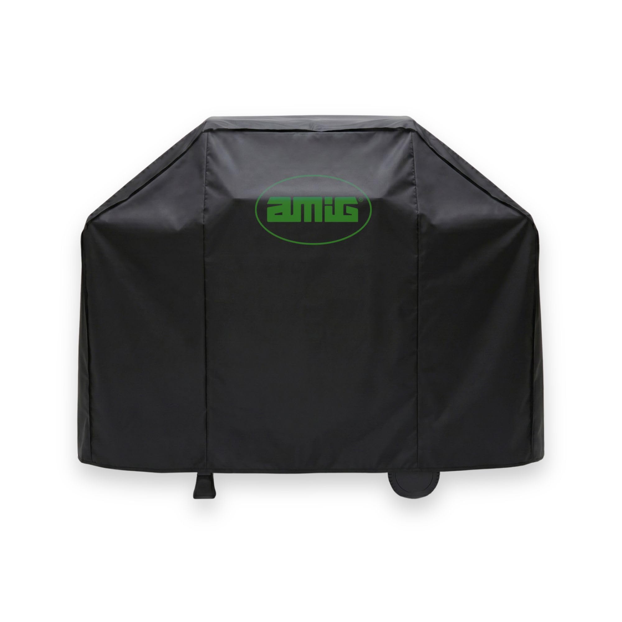 Amig - Funda Barbacoa Exterior Impermeable - 117 x 66 x 117 cm - Negro - Fabricado en Tela Oxford 210D - Tela con Revestimiento Anti-UV - Resistente al Agua, la Lluvia y el Sol. - Mod. AM31