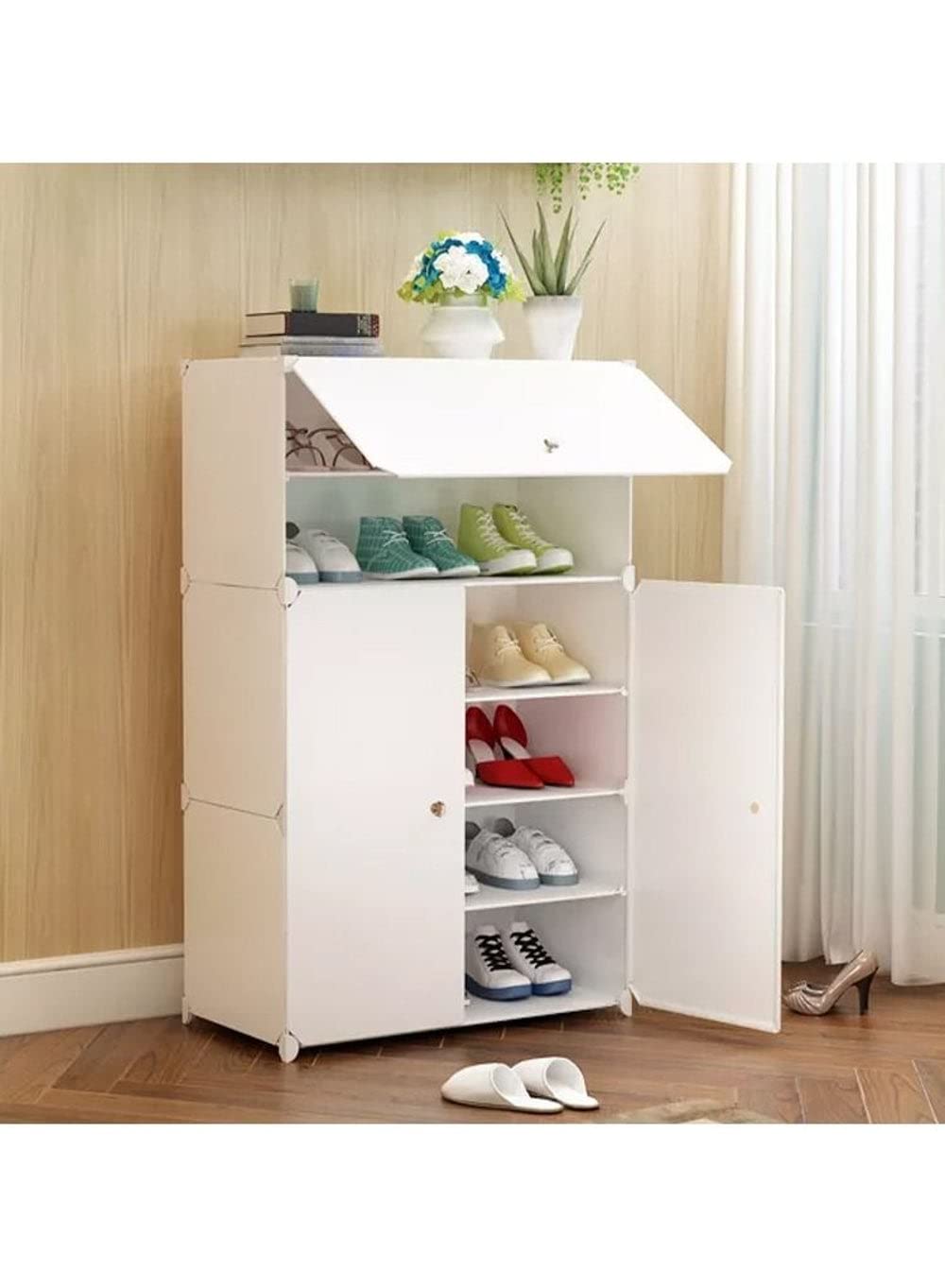 Dubai Gallery Shoe Cupboard White AMZ-ZE71E64D559C35B3FD1EDZ