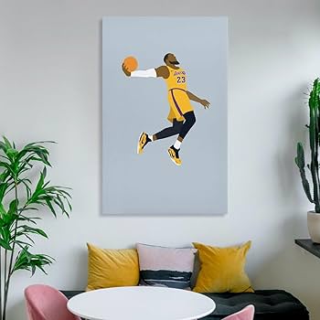 レブロン・ジェームズ 限定アート 23 Amazon.co.jp: バスケ レブロン ジェームズ 23 クール ポスター