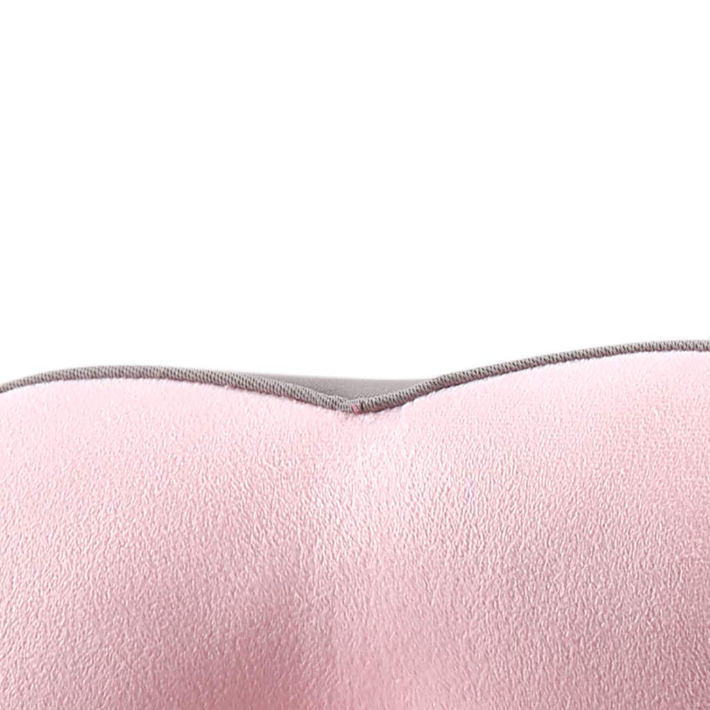 Ortopedyczna poduszka do siedzenia, piękne biodra, oddychająca, miękka, ergonomiczna, odciążająca krążki międzykręgowe i bóle pleców, ulga w przypadku egzemy, różowa, 41 x 33 x 8 cm