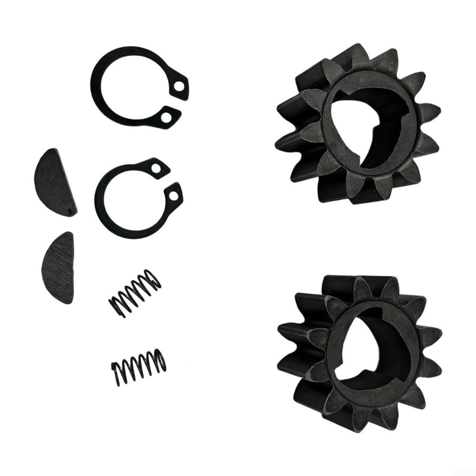 Juego de ruedas delanteras traseras para cortacésped Honda HRR216 HRS216 HRT216, neumáticos de 8 pulgadas con rueda motriz de 12 dientes, repuesto para 44710-VL0-L02ZB 42710-VE2-M02ZE(4 piezas
