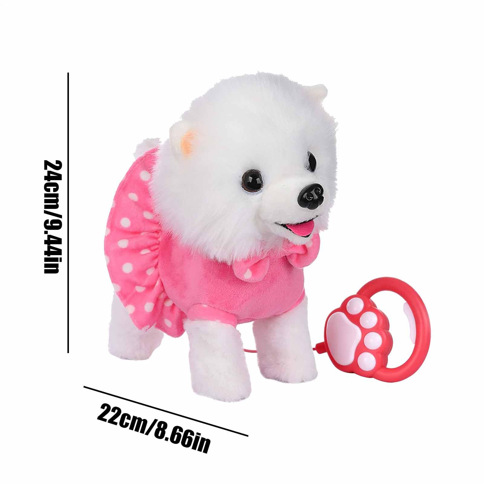 Cane Giocattolo Camminante Bambola di Peluche Elettrica Interattiva