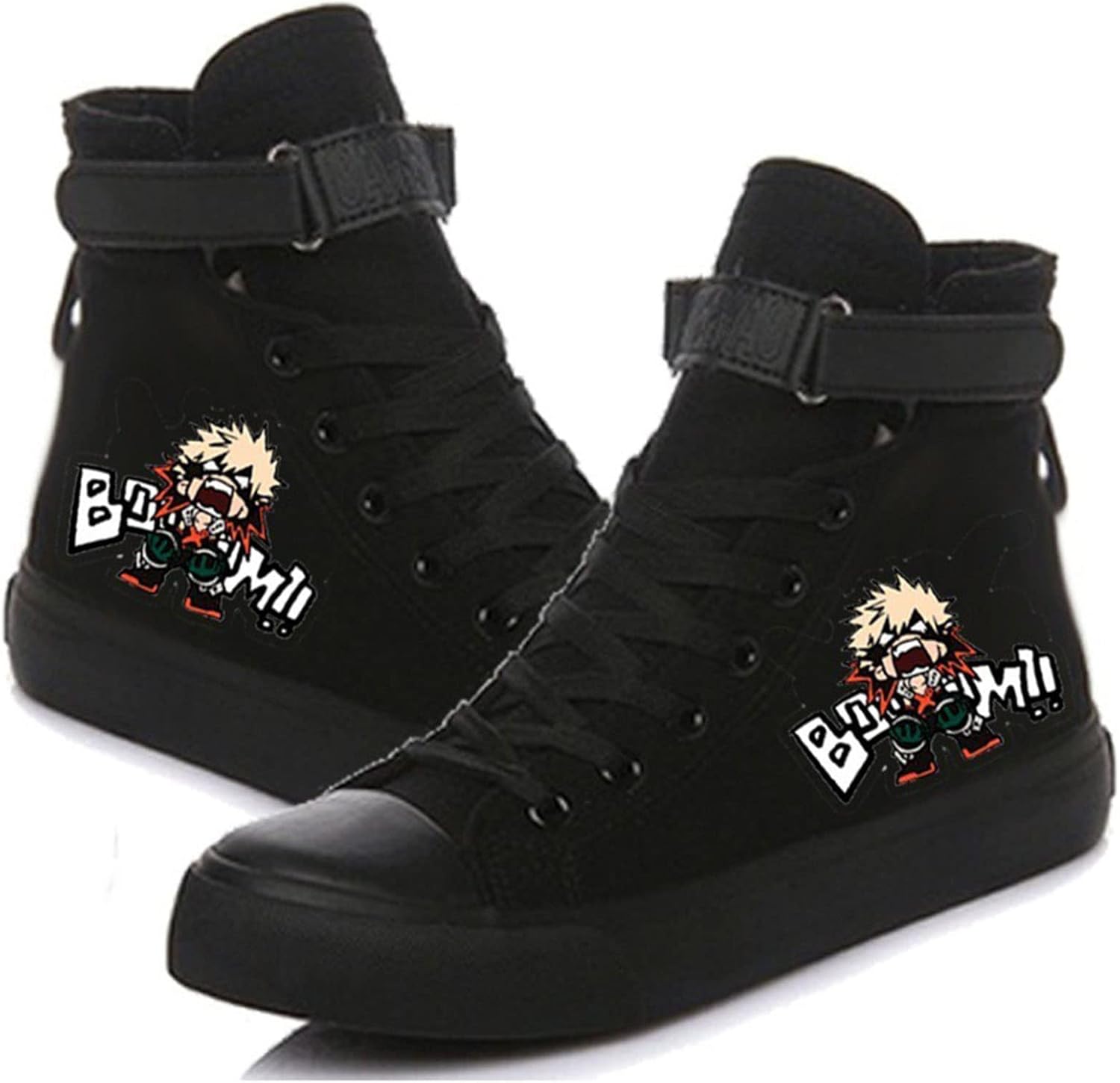 DHSPKN Anime Mha Canvas Shoes Deku Izuku Todoroki Sneakers Anime Cosplay High top Canvas Shoes