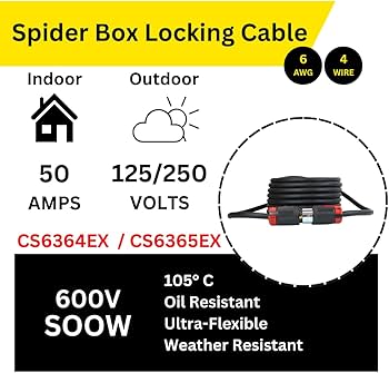 Power Assemblies Spider Box Twist-Lock Generator Power Extension