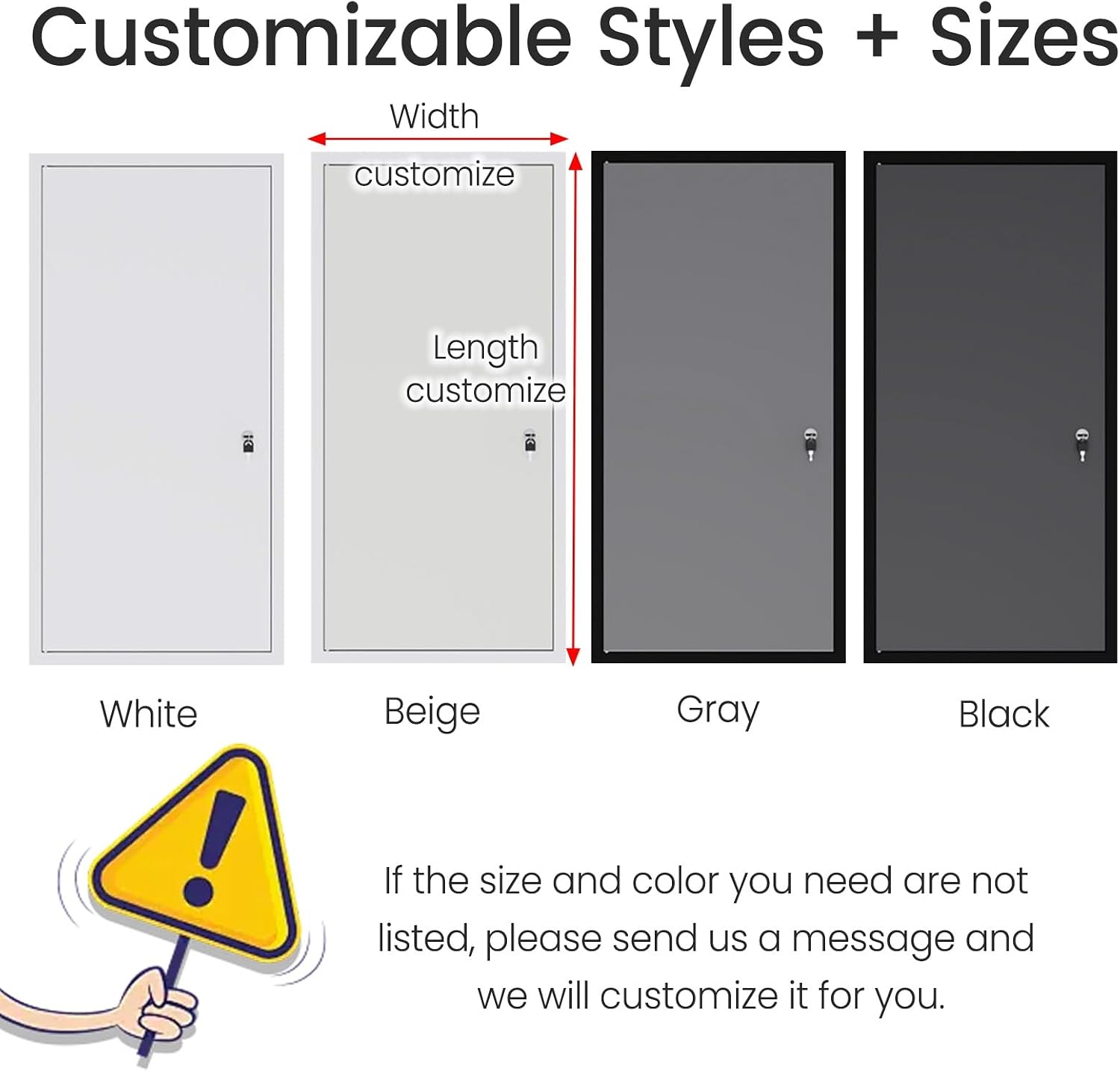 Lockable Recessed Access Panel for Drywall, 20x20, 20x36, 28x32, 32x32 (81x81cm) - Metal Wall Hatch Cover for Hydrants & Electrical Inspections, Durable & Secure.