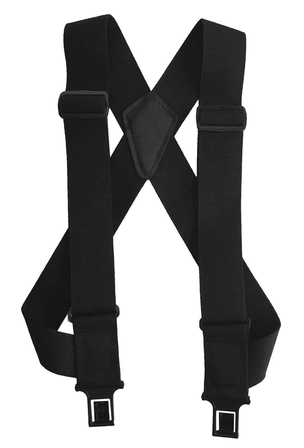 Perry SuspendersMen's Elastic Outback Side Clip Trucker Suspenders