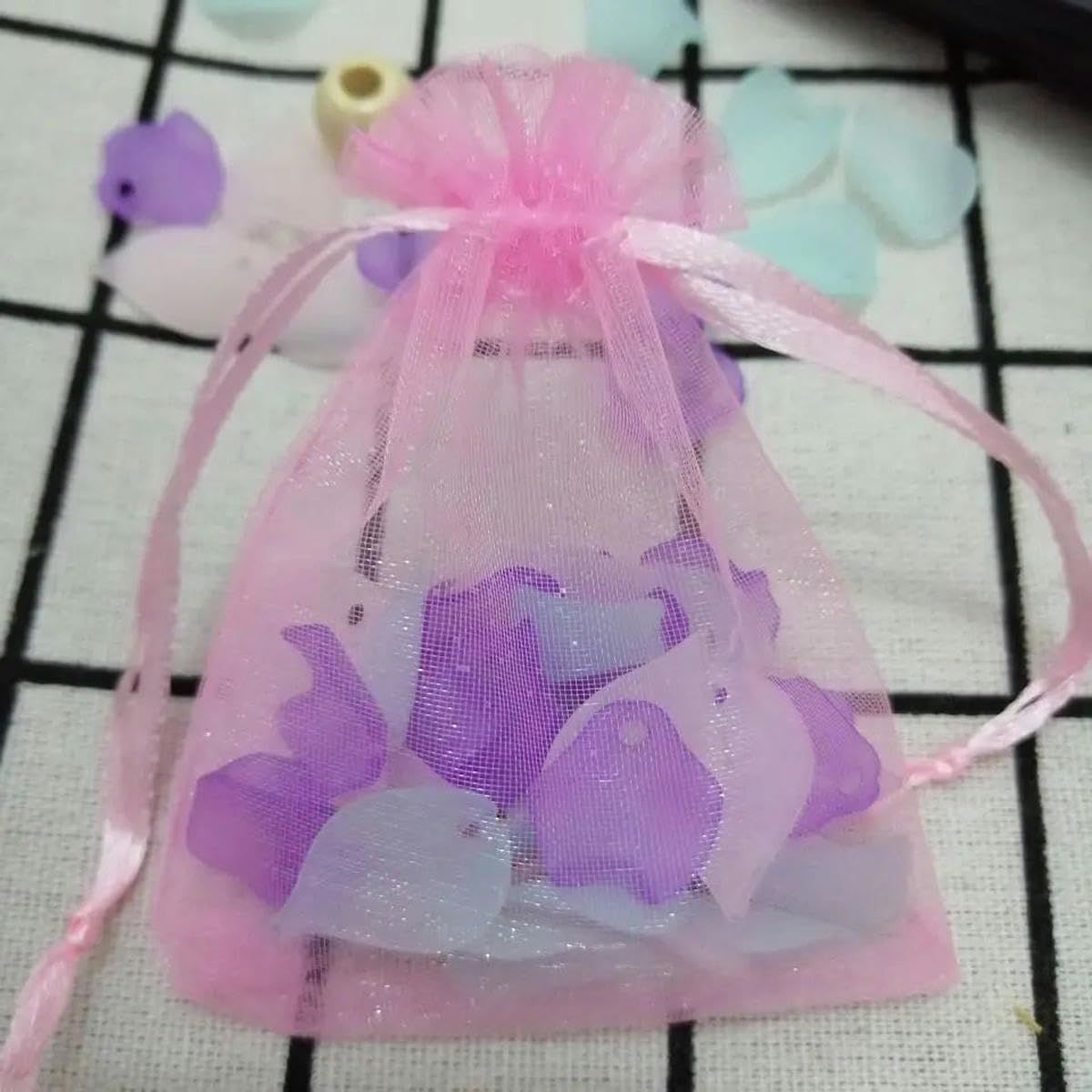 100 Teile/los Rosa Organzabeutel Kordelzugbeutel Schmuckbeutel Geschenkverpackungsbeutel Weihnachten Hochzeit Geschenkpaket Beutel-20x30cm-30lot (3000 Stück)