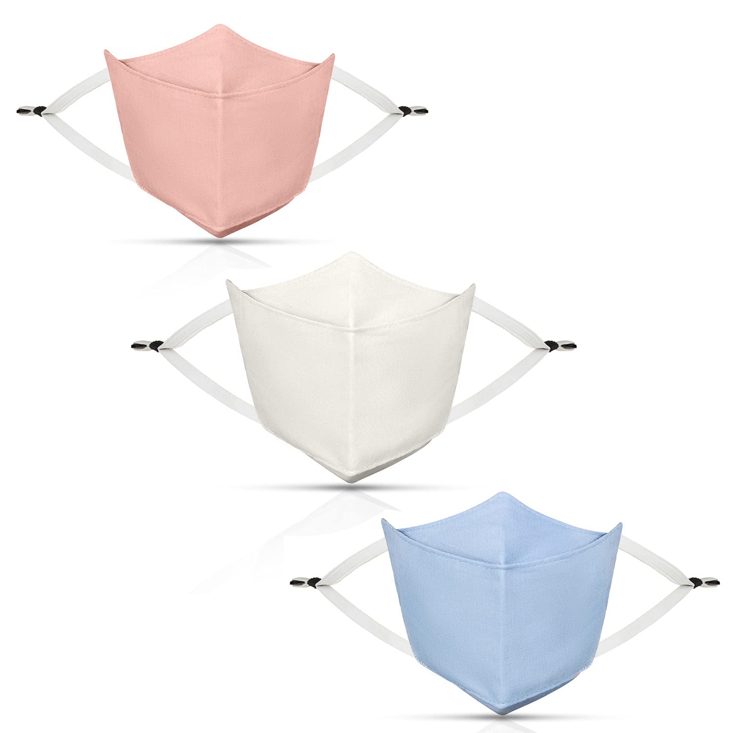 Pearlie Bright Antimicrobial Antiviral Antifungal Face Mask (Washable and Reusable with Adjustable Ear Lock)