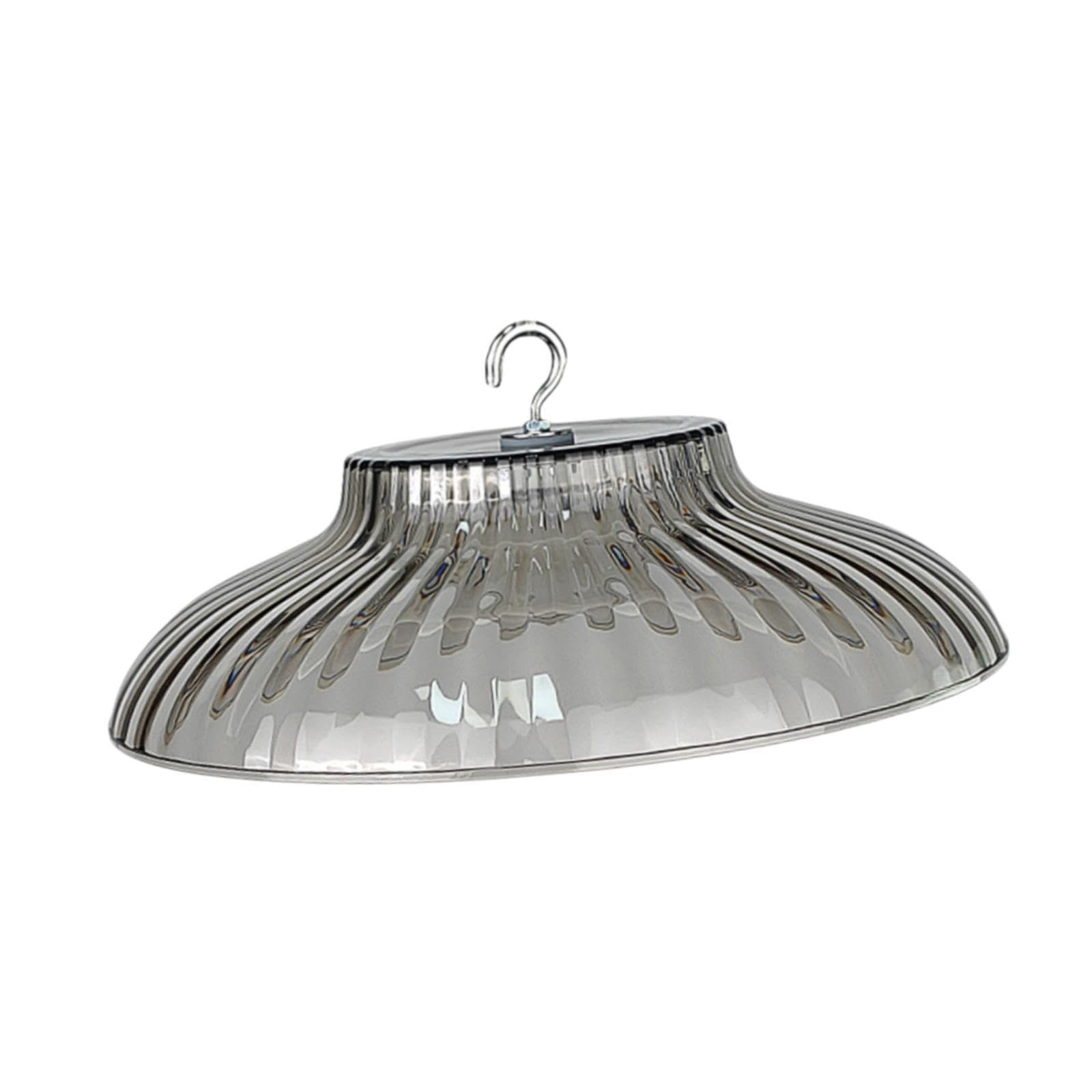 Couverture de Protection des Mangeoires à Oiseaux, Protection Contre Les intempéries pour Pluie Neige, pour Jardin, Patio, Mangeoires pour Les Oiseaux Suspendus, Gris