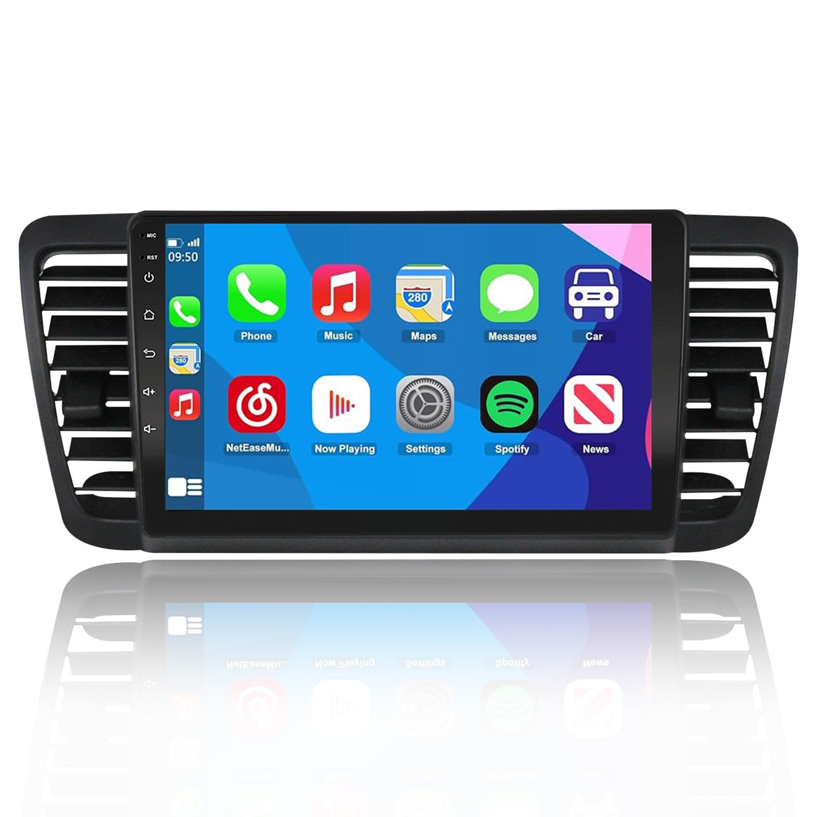 LEXXSON Carplay Radio para la Radio Android Subaru Outback 2004-2009 con Pantalla táctil GPS WiFi Integrado Bluetooth Control del Volante USB Player 2G DDR3 + 32G NAND
