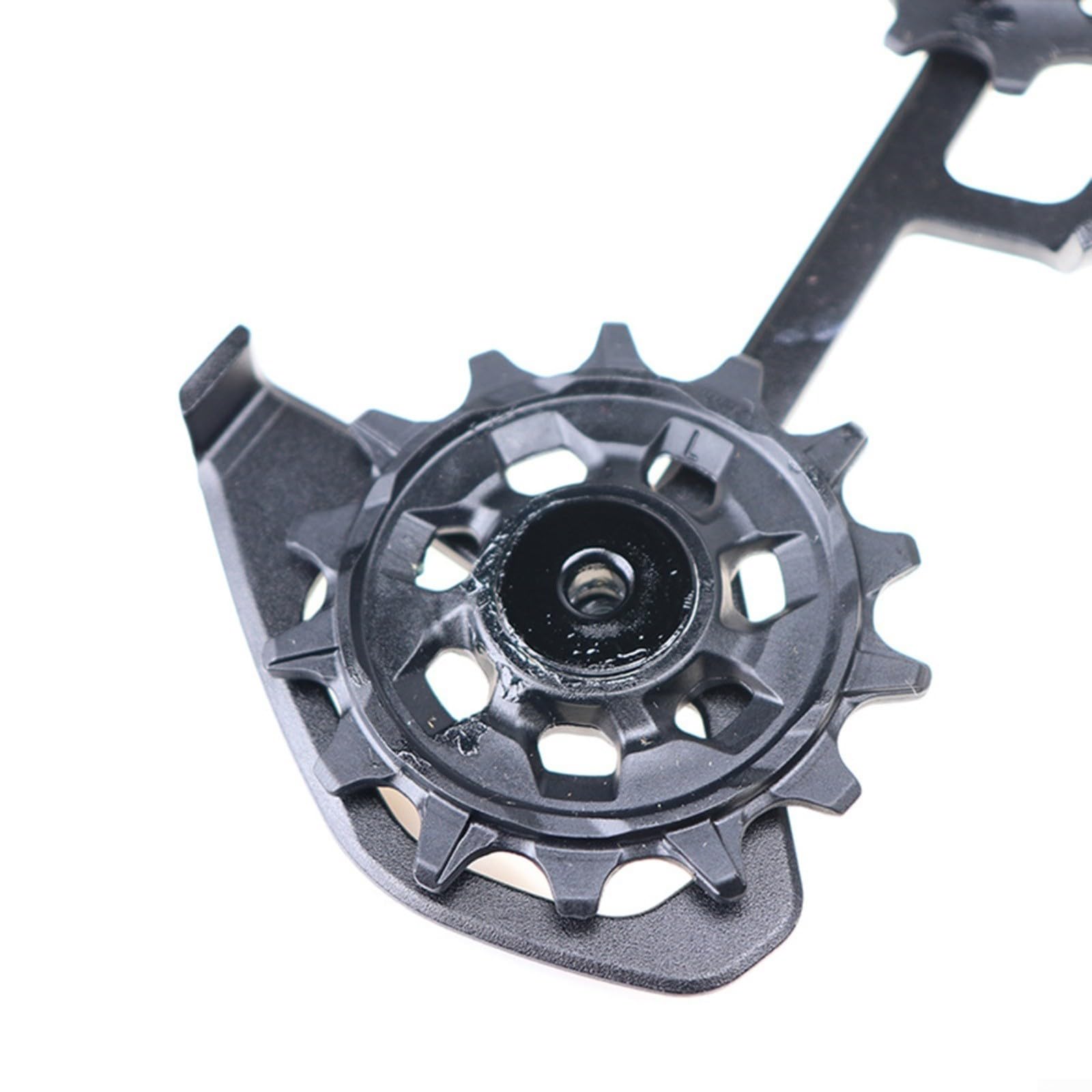 Set puleggia deragliatore posteriore 12T+14T per Eagle 12-Speed per XX1 X01 per GX SX Biciclette Guida Leggero Montaggio Ruota Guida Nero Alluminio
