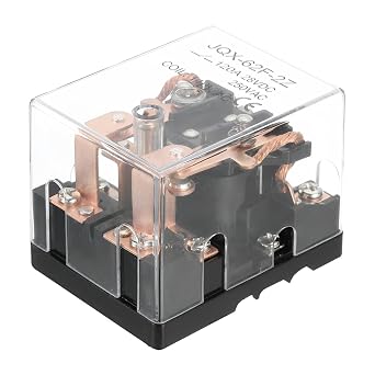 PATIKIL AC110V 120A Electromagnetic Relay, High Power Relay DPDT 2NO 2NC 8 Terminals Din Rail Mounting