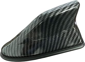 Car Shark Fin Antenna Cover for Hyundai i20 2009-2019 2020 2021 2022 2023 2024 2025, Car Roof Aerial Enhanced Radio Signal Antenna with Self Adhesive Car Accessories,Carbon Fiber